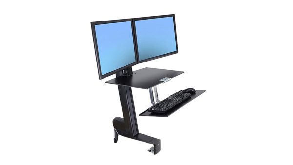 Standing desk converter