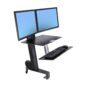 Standing desk converter