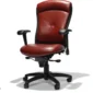 Adjustable leather ergonomic chair