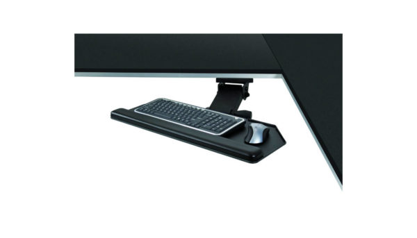 Esi Solution 90 Keyboard Tray System, Best Keyboard Tray For Corner Desk