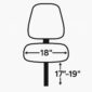 affordable lab stools seat sizes