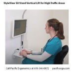 Ergotron StyleView Sit-Stand Vertical Lift