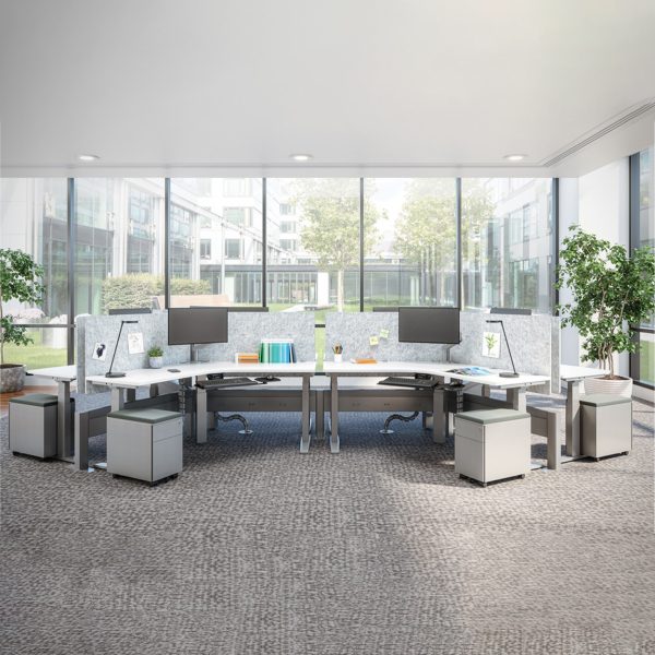Height adjustable desks
