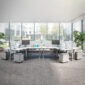 Height adjustable desks