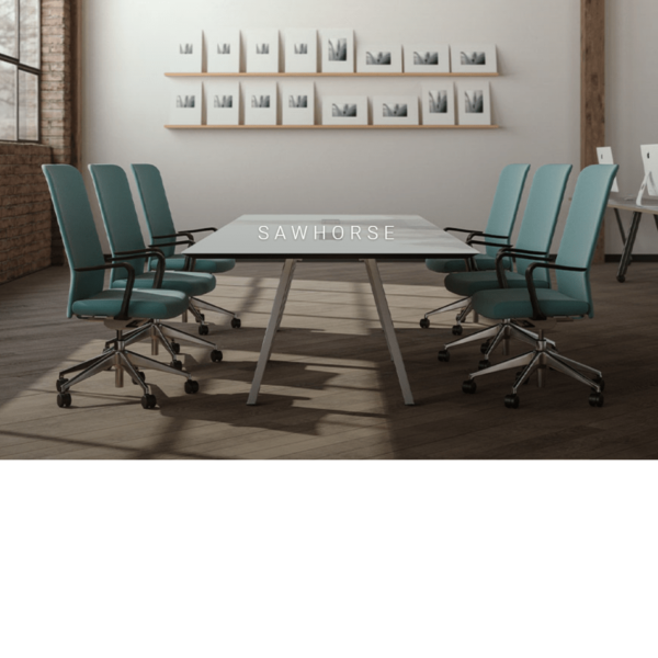 Sawhorse classic conference table in San Diego