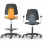 Chair and stool height available on the Citrus polyurethane lab chairs for science labs