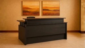 Height Adjustable Receptionist Desk