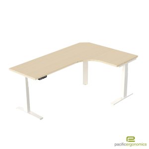 Offset Corner Leftt BG Beigewood White