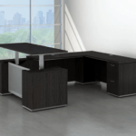 Executive U shaped Sit stand desk in san diego