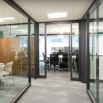Frameless modular glass walls in San Diego can be installed at your office