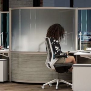Private yet open modern office furniture