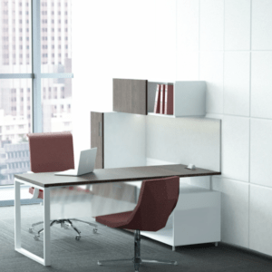 Executive office desk and casegoods