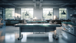 Electropolished Steel Clean Room Tables