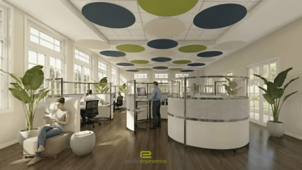Sit Stand Modern Cubicle