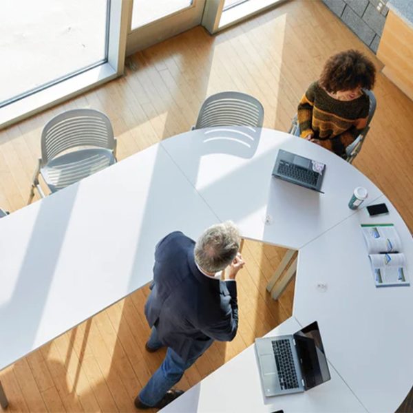 Connect training tables in unique shapes