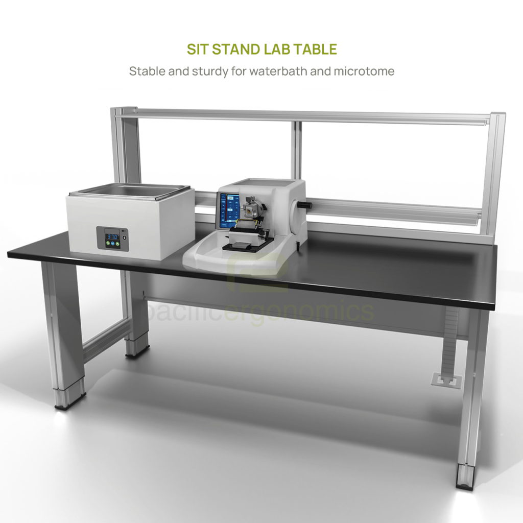 stable design for microtome and water bath