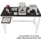 Microtome adjustable bench with shelf -Sit to stand