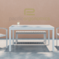 Aluminum outdoor table and chairs