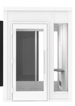 Soundproof meeting booth