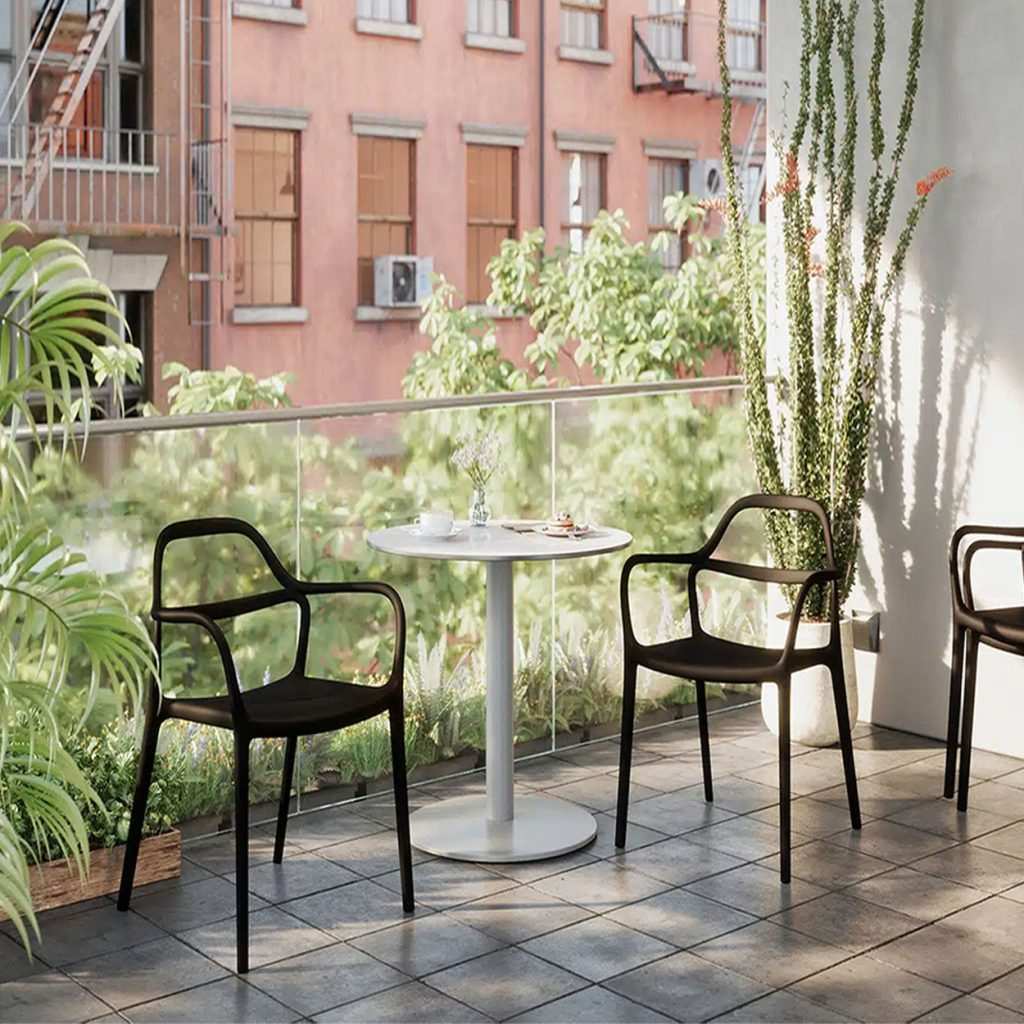Curated visual reference: Ergonomic Outdoor Seating Reference: Outdoor Cafe Chairs