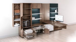 Executive Standing Desk with Storage