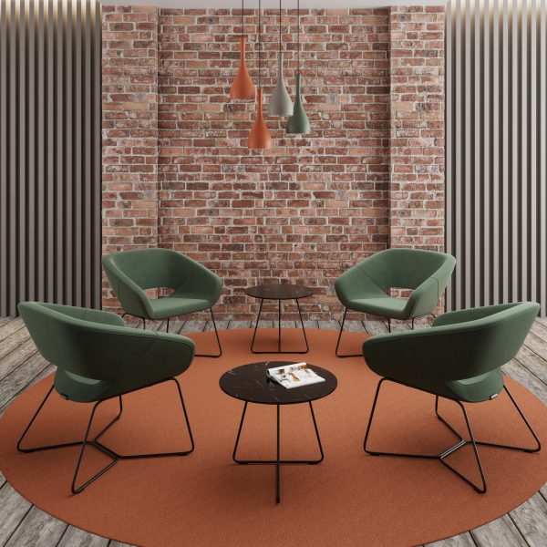 Modern lounge chair in San Diego is light and airy.
