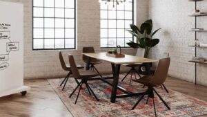 Faux Leather Guest Chair