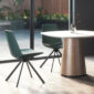 Five different colors of faux leather for the side chair