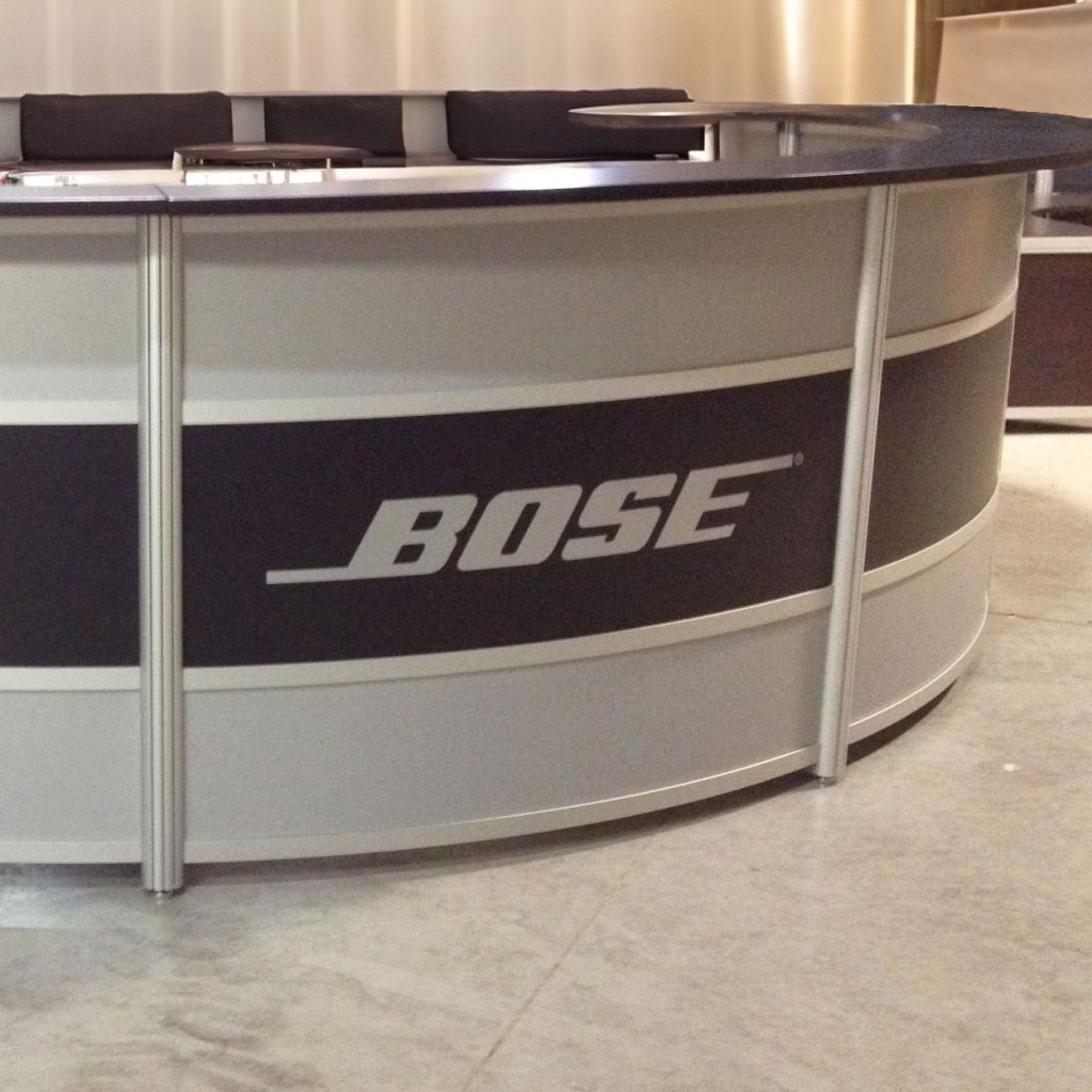 technology companies brand their reception furniture