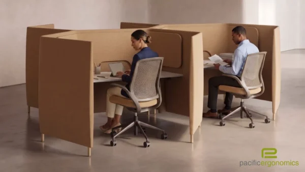 Honeycomb Cubicles-Fabric Tan Honeycomb Cubicles-Fabric Tan