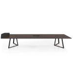 Black contemporary conference table