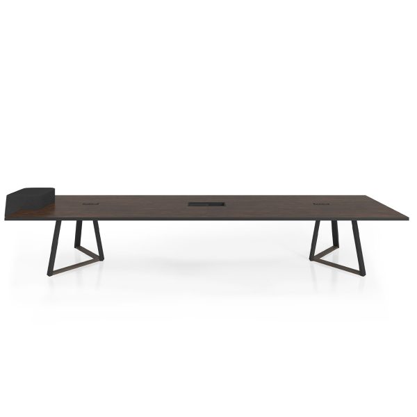 Black contemporary conference table