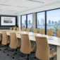 Boat shape conference table