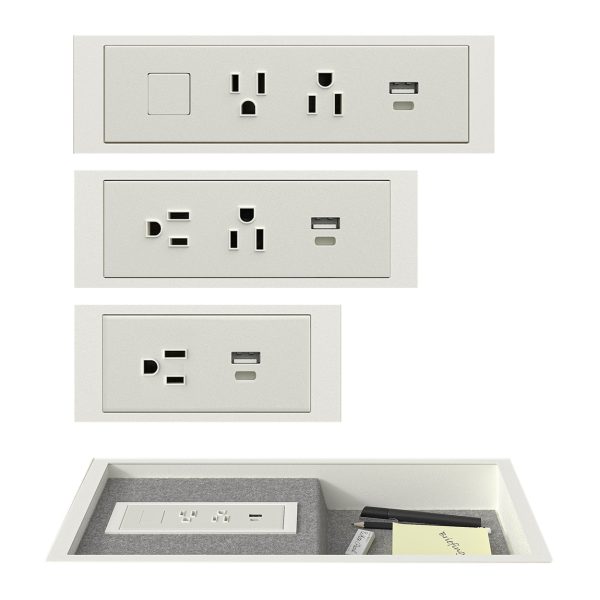 Add data, usb and outlets to your contemporary conference tables