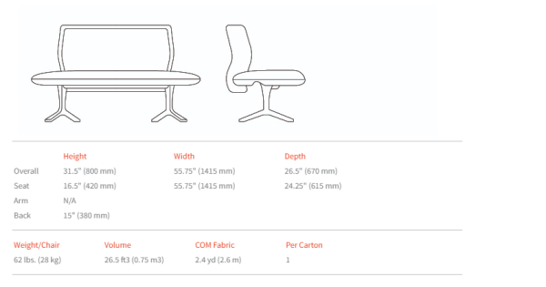 Specs modular seating