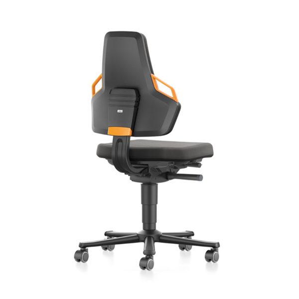 Nexxit laboratory chair- Orange Handles Nexxit laboratory chair- Orange Handles