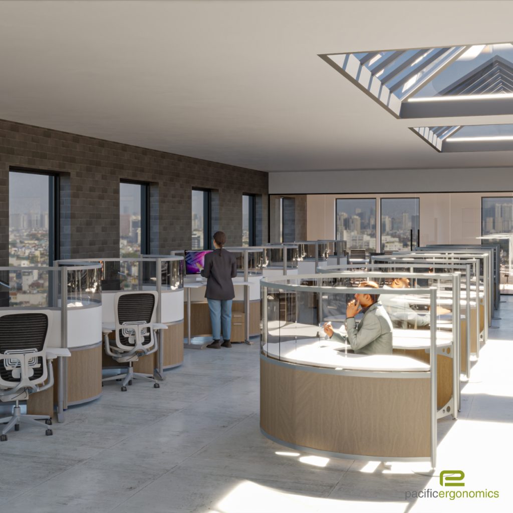 Curved Workstation Layouts
