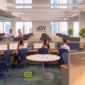collaborative cubicles-large circle shape
