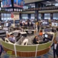large cubicles on a trading floor