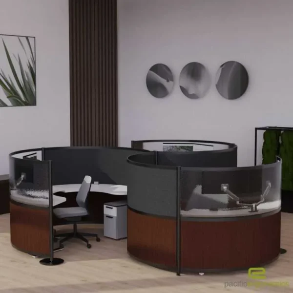 3 person workstation