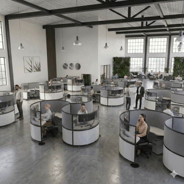 Pinwheel Modern Cubicles