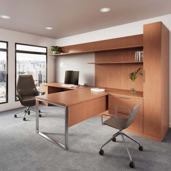 L Shaped Executive Standing Desk