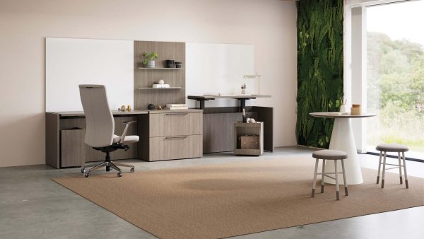 Long Office Desk for Shared Space