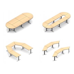Modular conference table