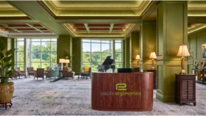 Mobile Reception Desk on Casters