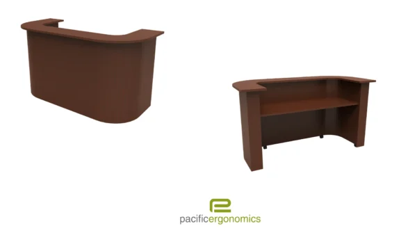 Mobile Reception Desk on Locking Casters