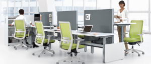 Office Benching with Sit Stand Desks