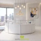 Small Curved Reception Desk
