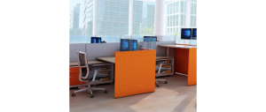 Colorful cubicle partitions