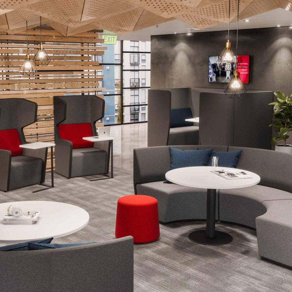 Rounded Curvilinear Furniture